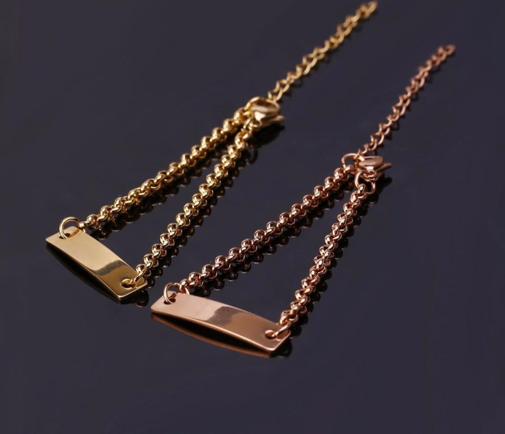 Personalized Children Bar Bracelet - Limitless Jewellery