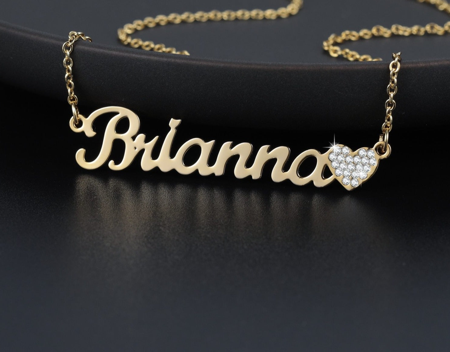 Personalized Iced Out Heart Necklace - Limitless Jewellery
