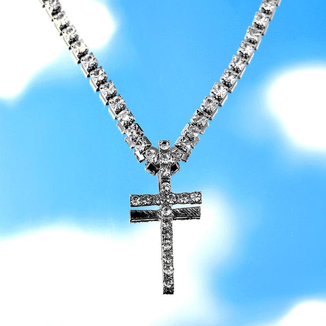 Icy Initial Cuban Necklace