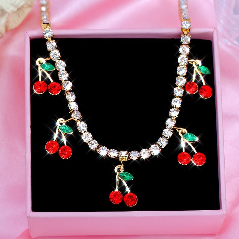 Cherry Anklet Bracelet