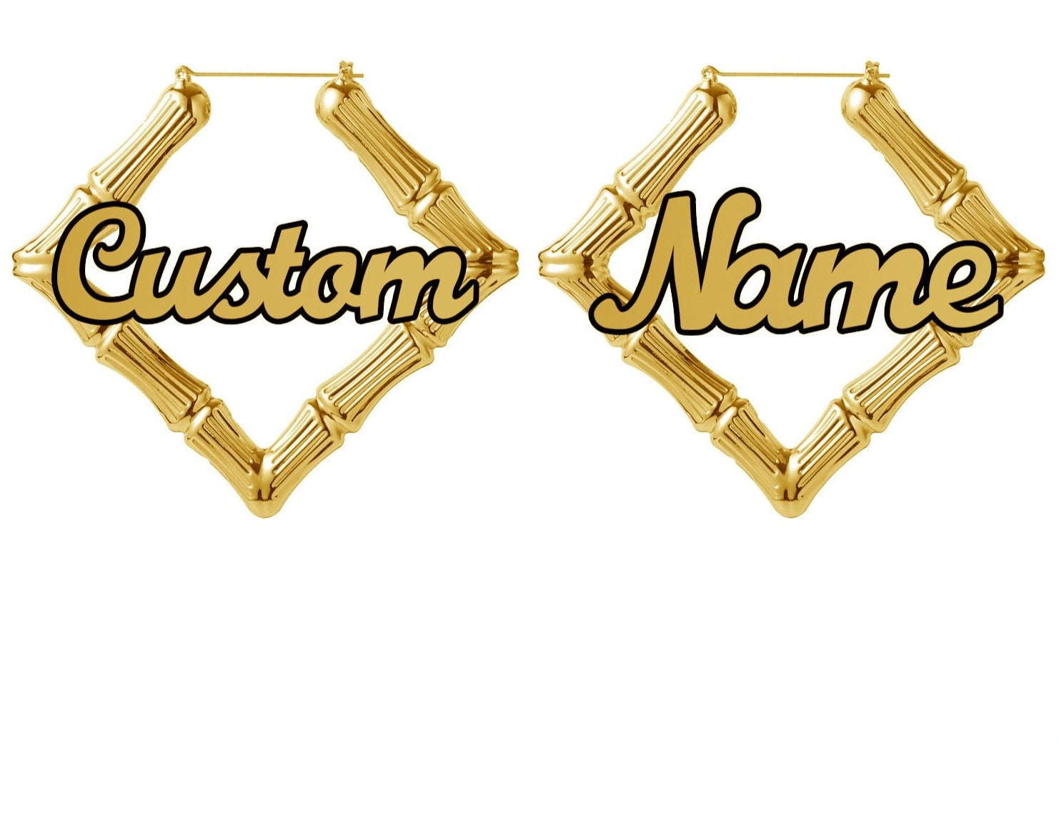 Personalized Rica Hoop Earrings - Limitless Jewellery