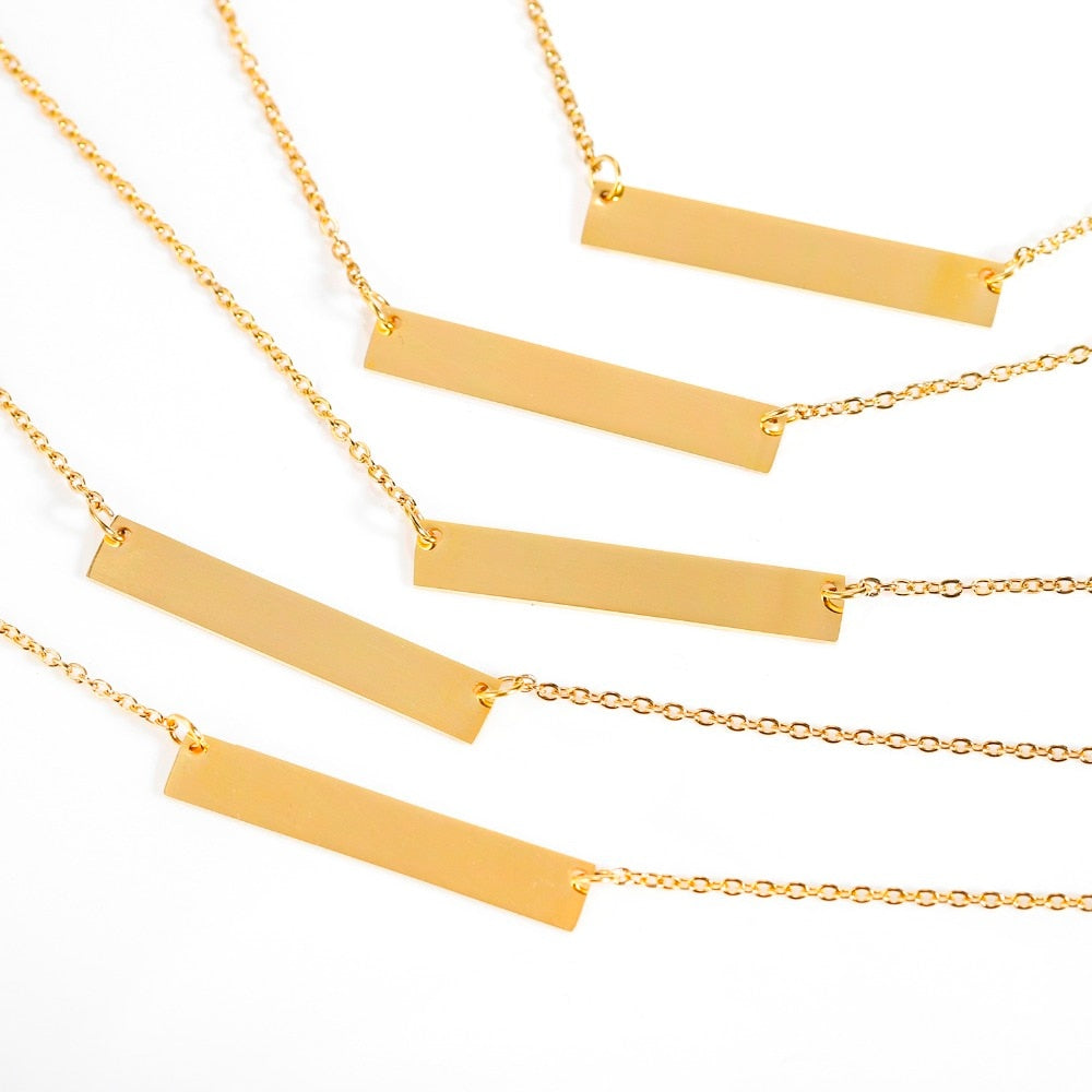 Personalized Blank Necklace