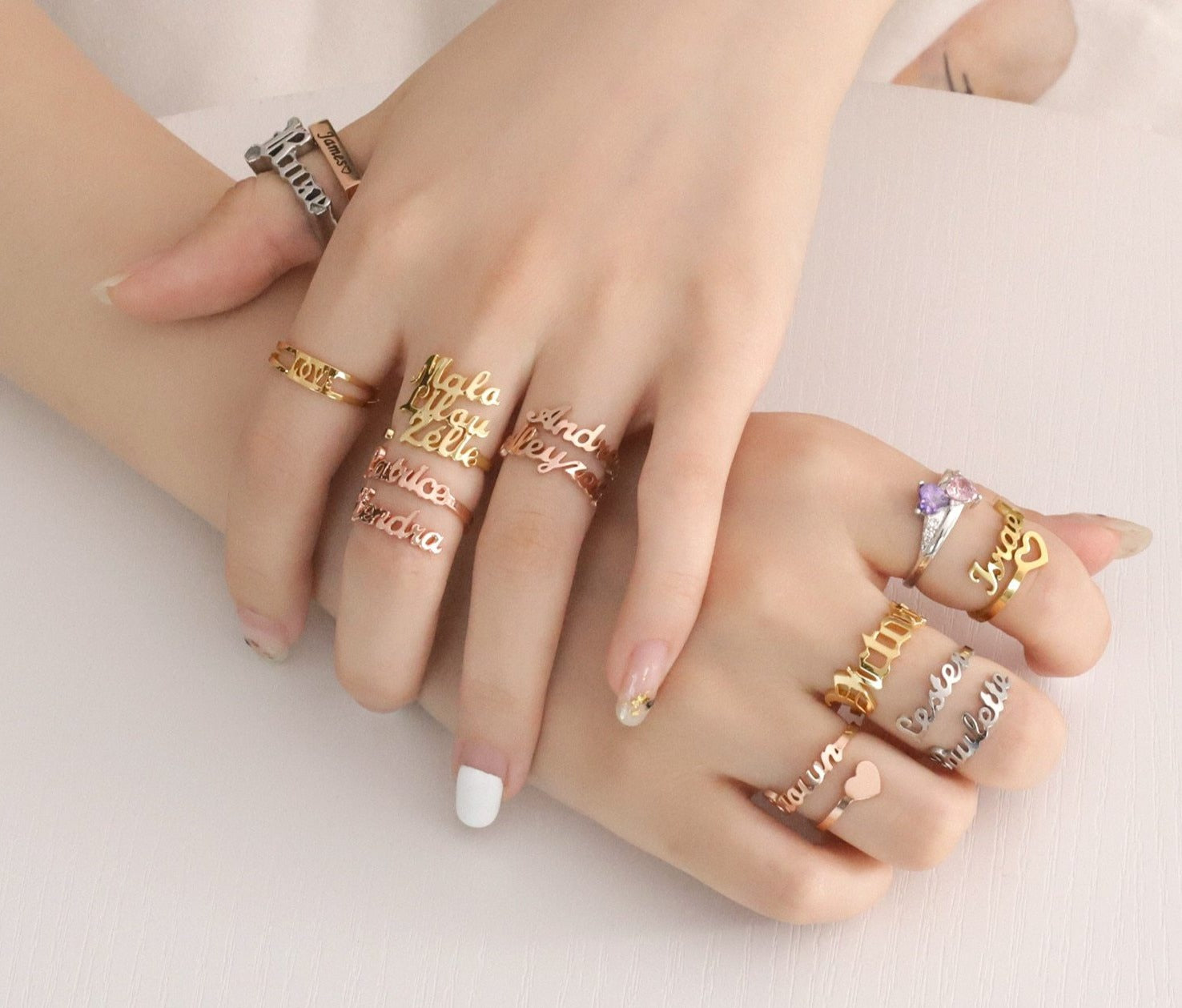 Personalized Heart Ring - Limitless Jewellery