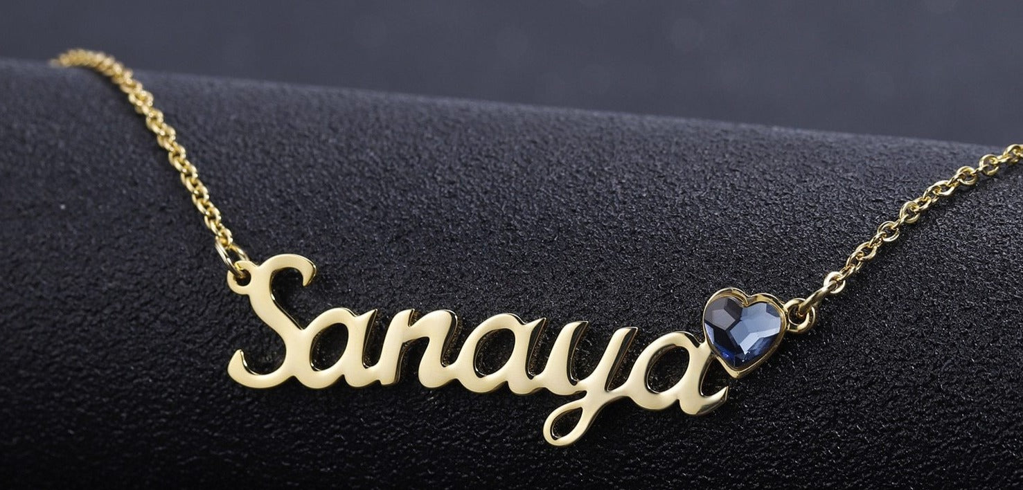 Personalized Birthstone Necklace - Limitless Jewellery