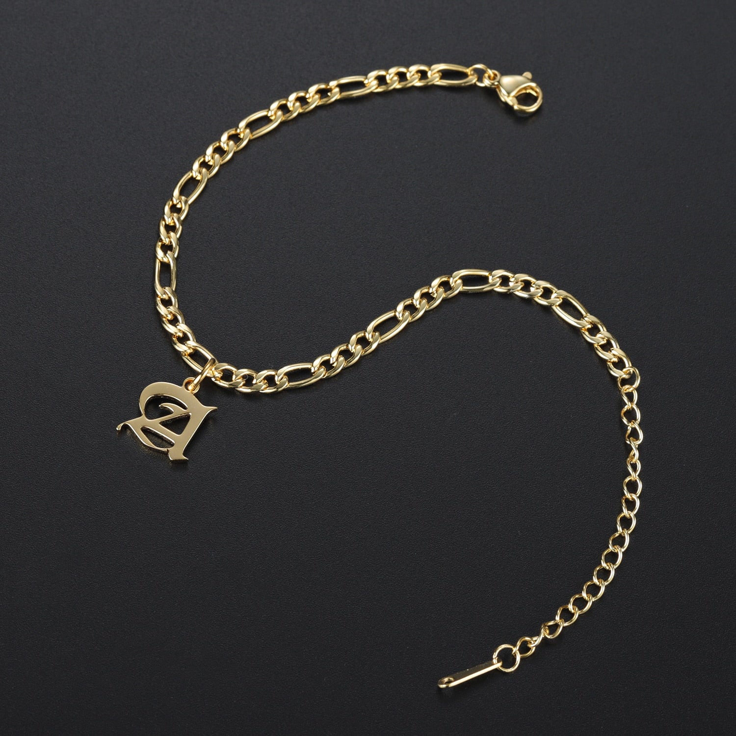 Old English Initial Bracelet - Limitless Jewellery