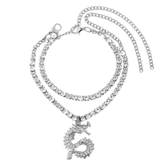 Dragon Tennis Chain Anklet