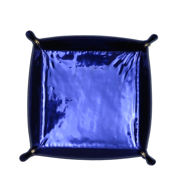 Personalized Monogram Leather Foldable Storage Box