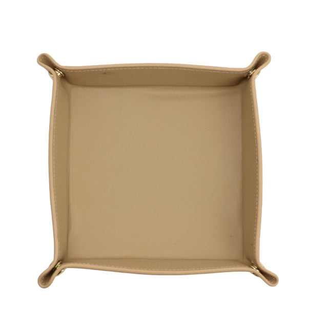 Personalized Monogram Leather Foldable Storage Box