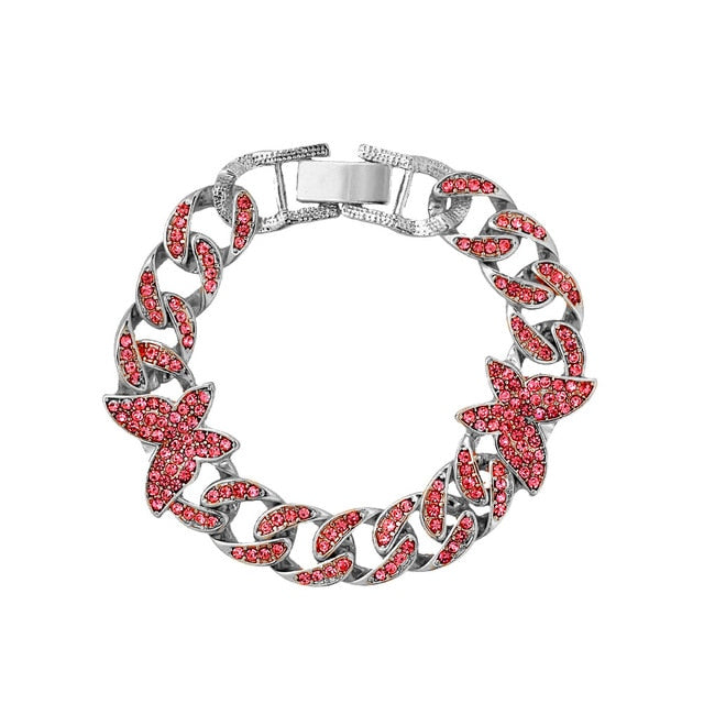 Butterfly Cuban Bracelet