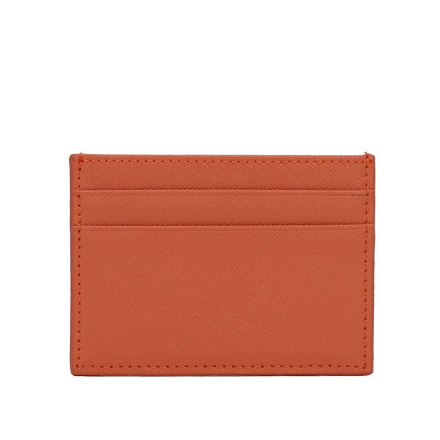 Personalized Leather Card Holder