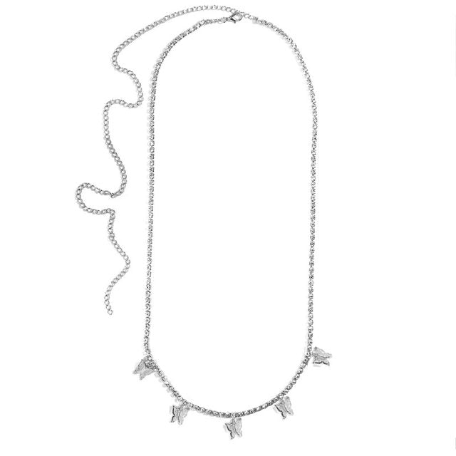 Multi Layer Rhinestone Waist and Thigh Chain