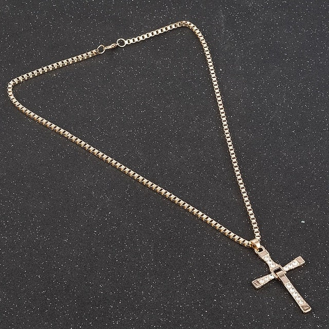 Bling Gun Pendant Necklace