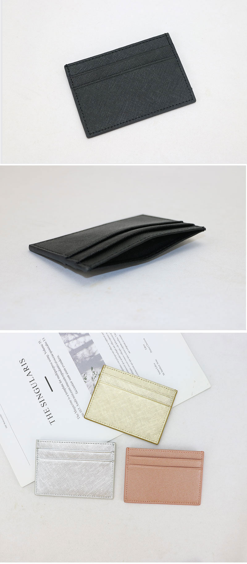 Personalized Leather Card Holder