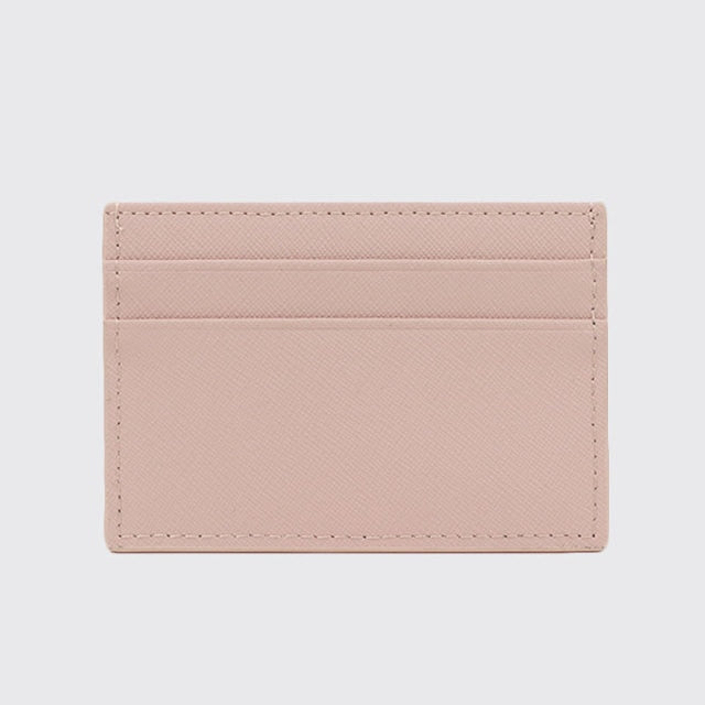 Personalized Leather Card Holder