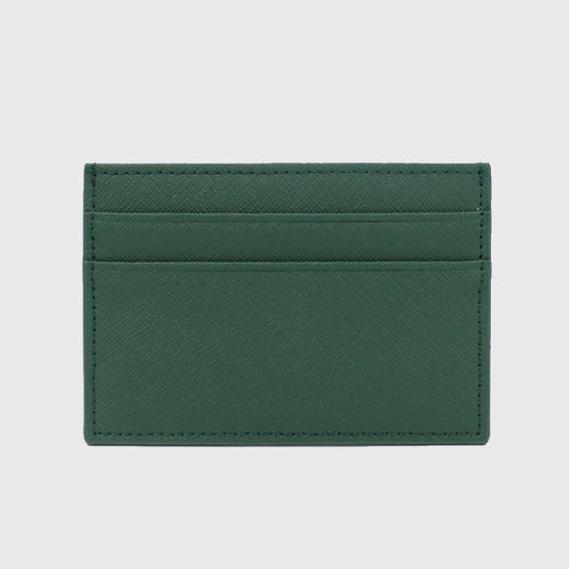 Personalized Leather Card Holder