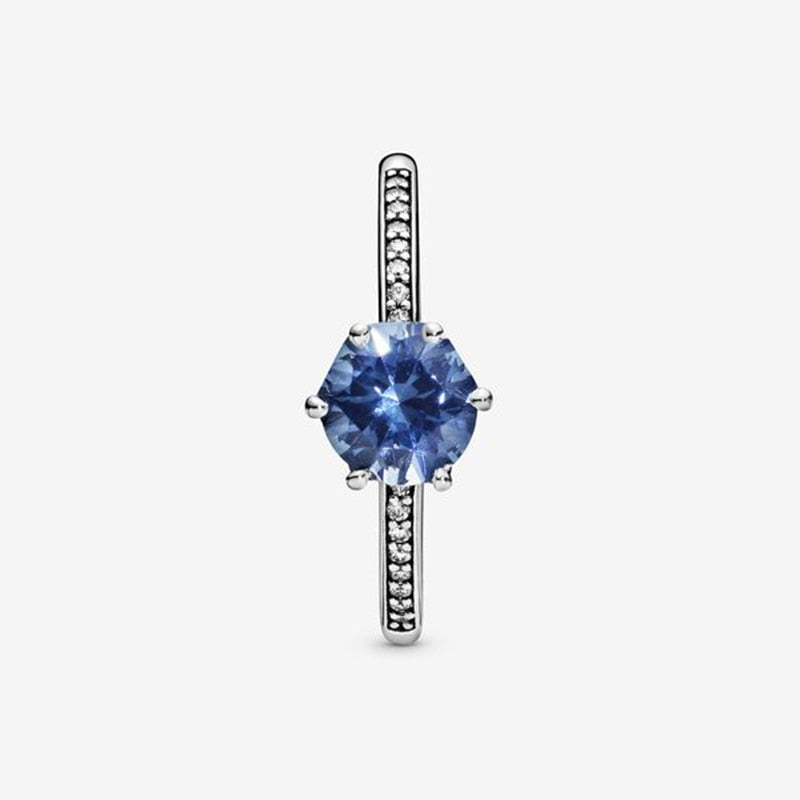 Blue Blinged Ring