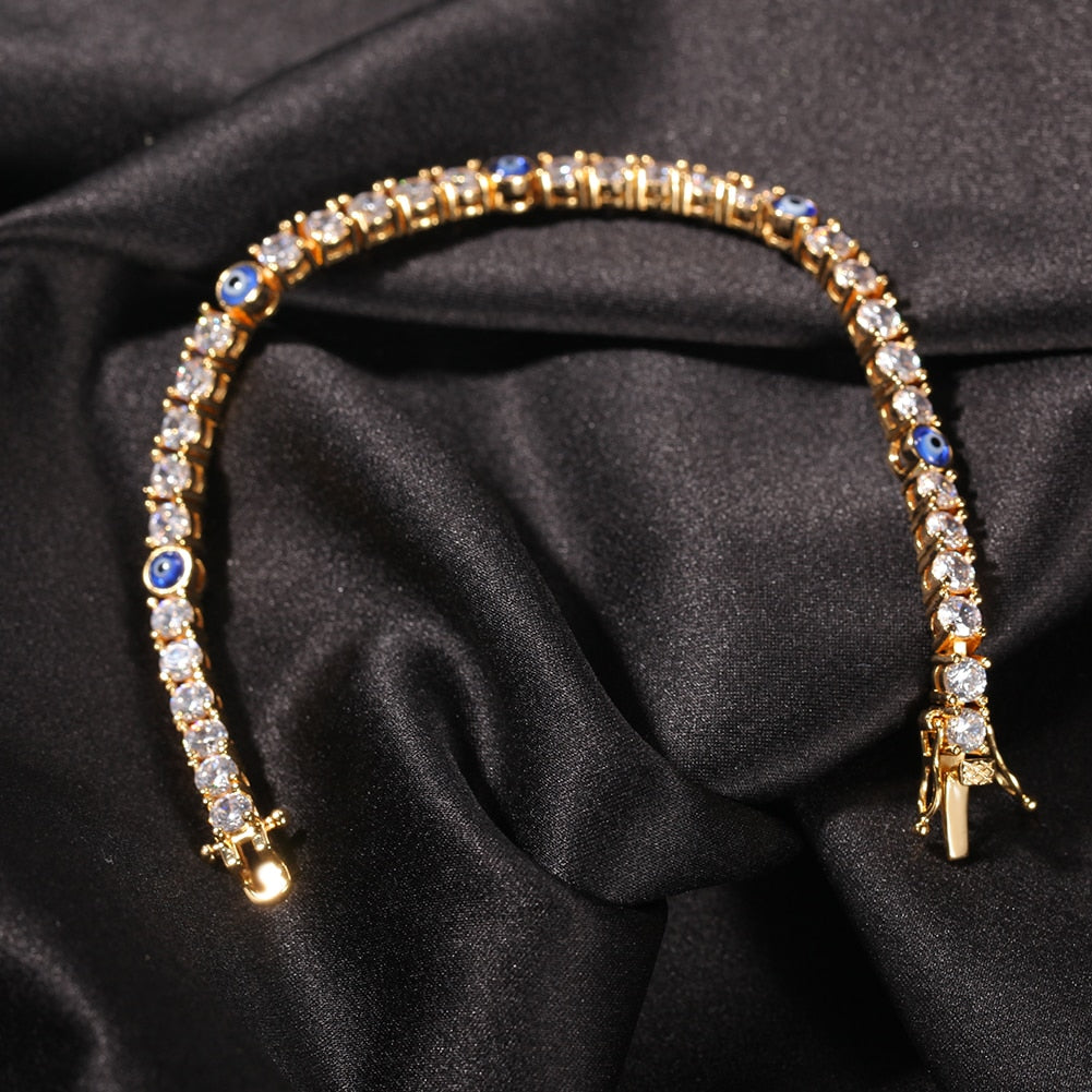 Evil Eye Tennis Bracelet