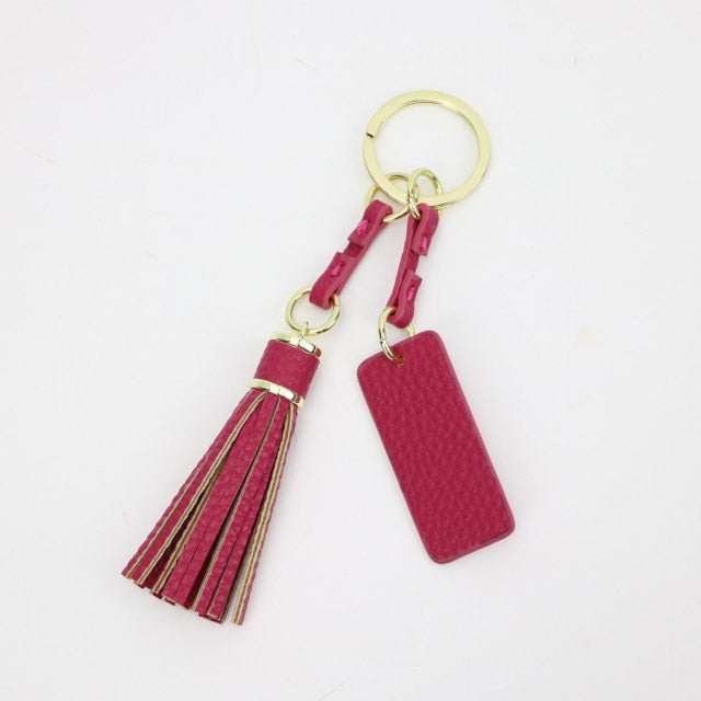 Personalized Tassel Keychain