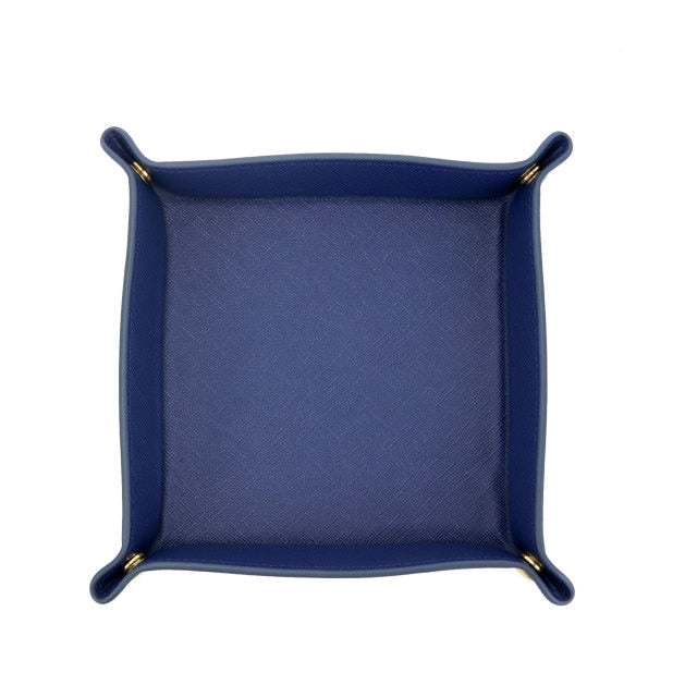 Personalized Monogram Leather Foldable Storage Box