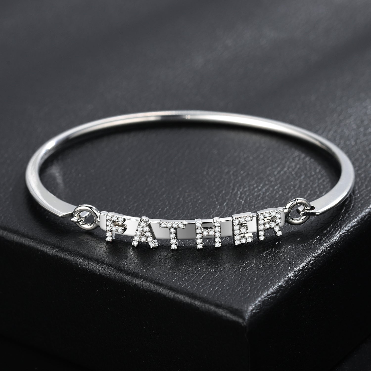 Personalized Iced Bangle