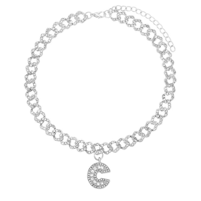 Initial Cuban Chain Necklace