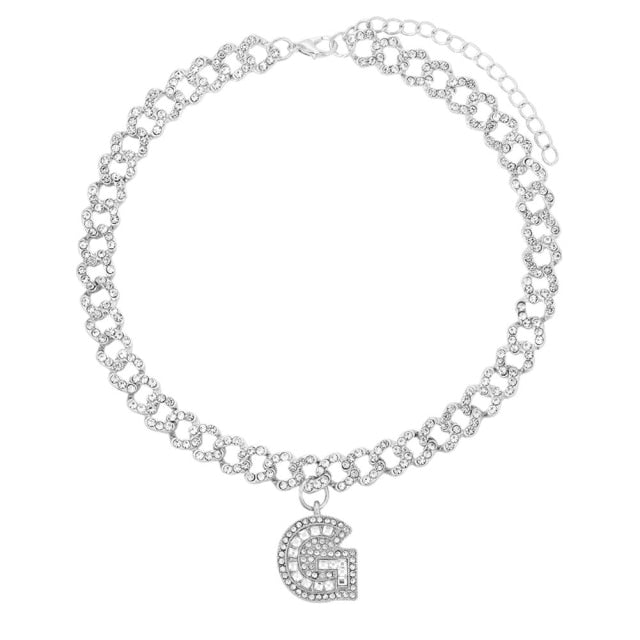 Initial Cuban Chain Necklace