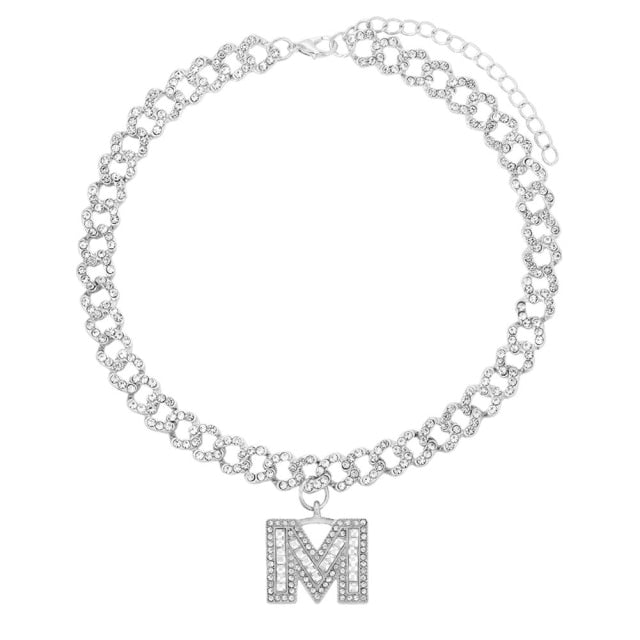 Initial Cuban Chain Necklace