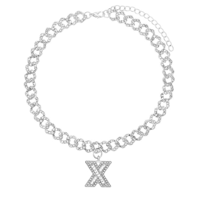 Initial Cuban Chain Necklace