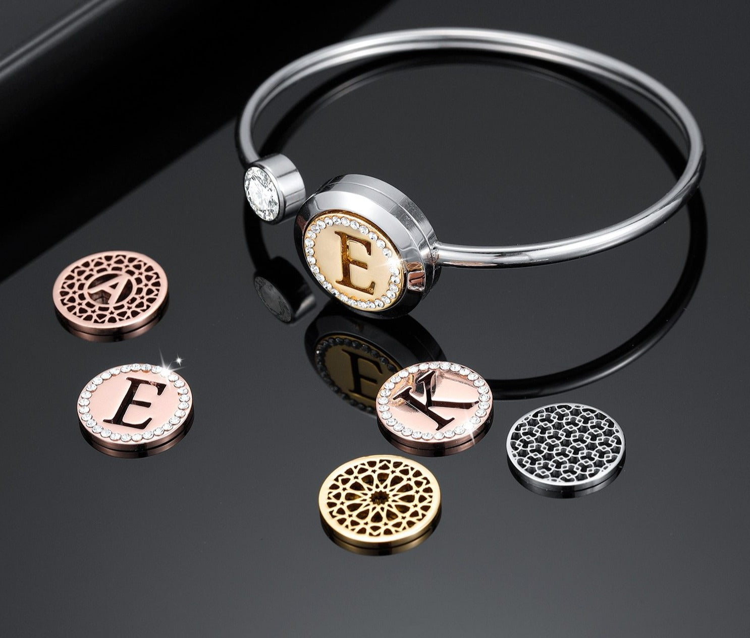 Intial Aromatherapy Bracelet