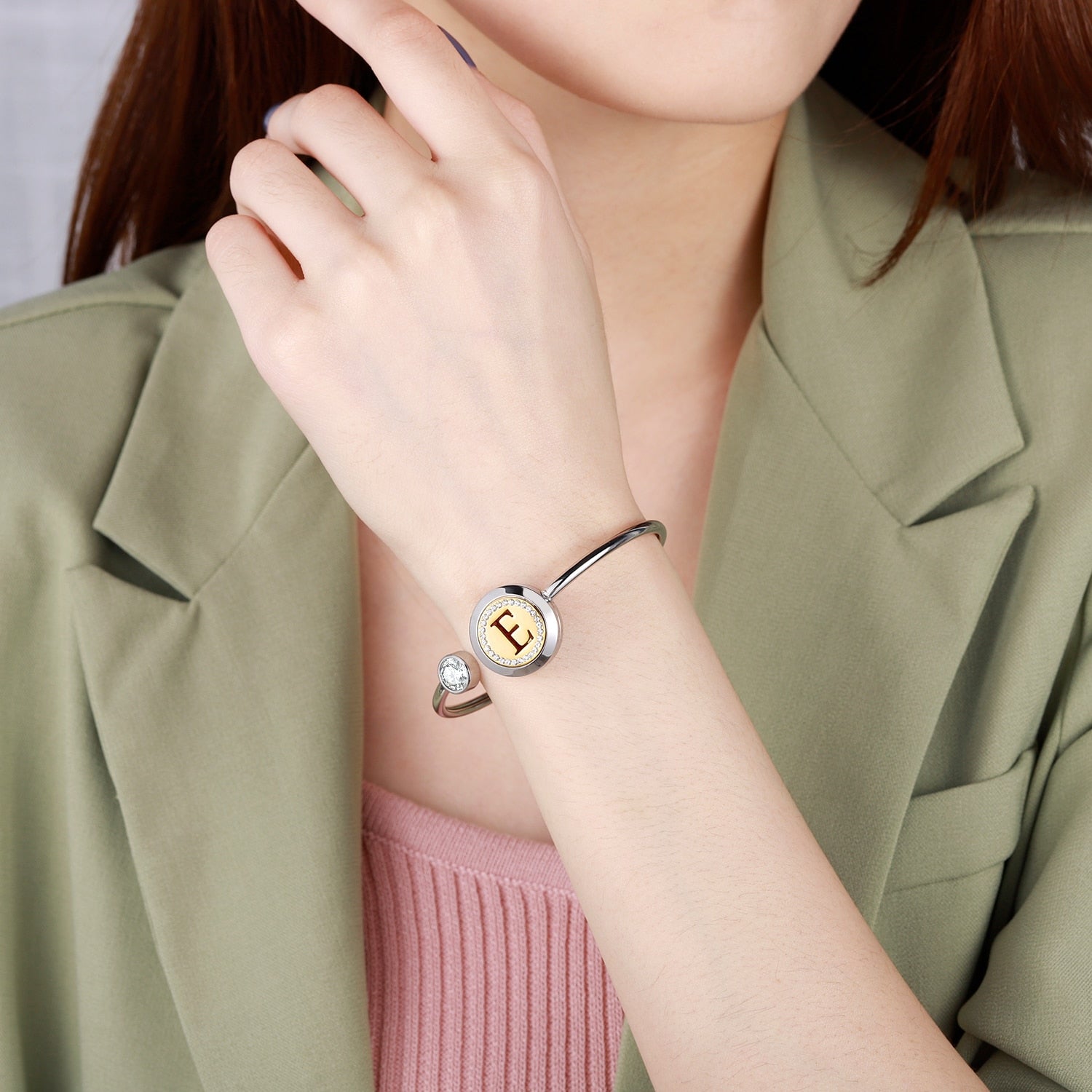 Intial Aromatherapy Bracelet