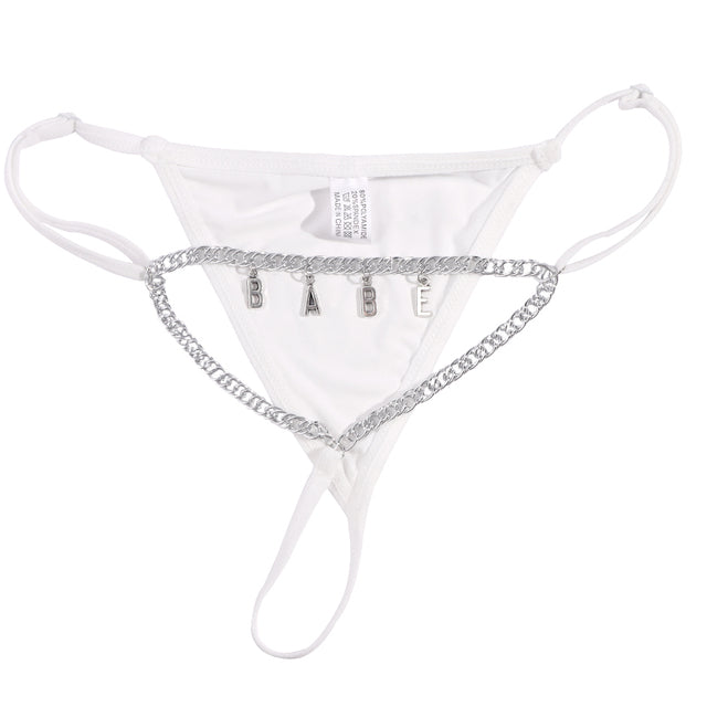 Personalized Triangle Body Chain Necklace