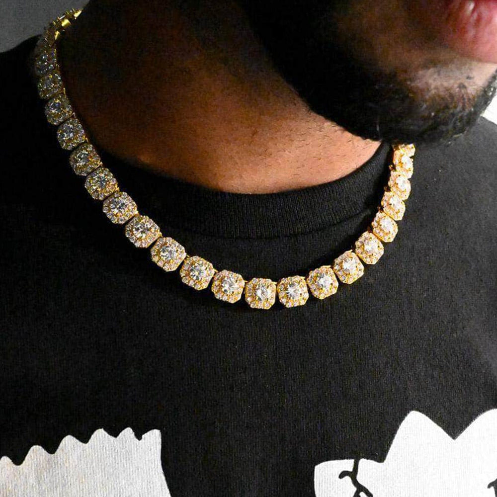 Crystal Tennis Chain Necklace