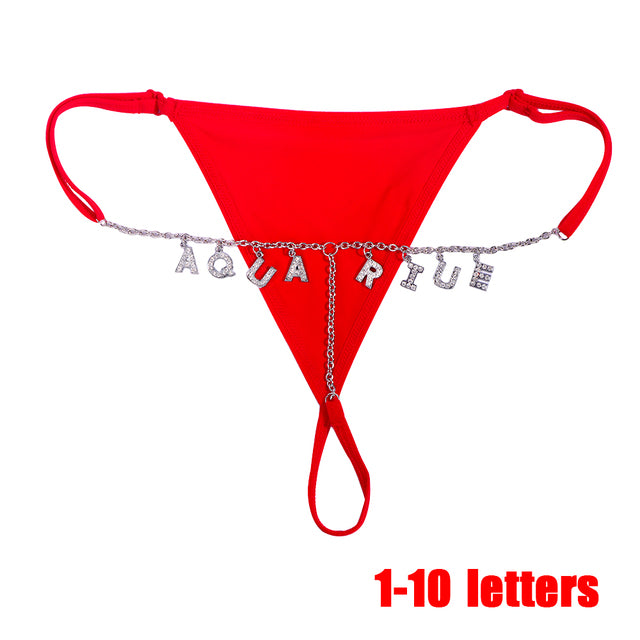 Personalized Body Chain Necklace