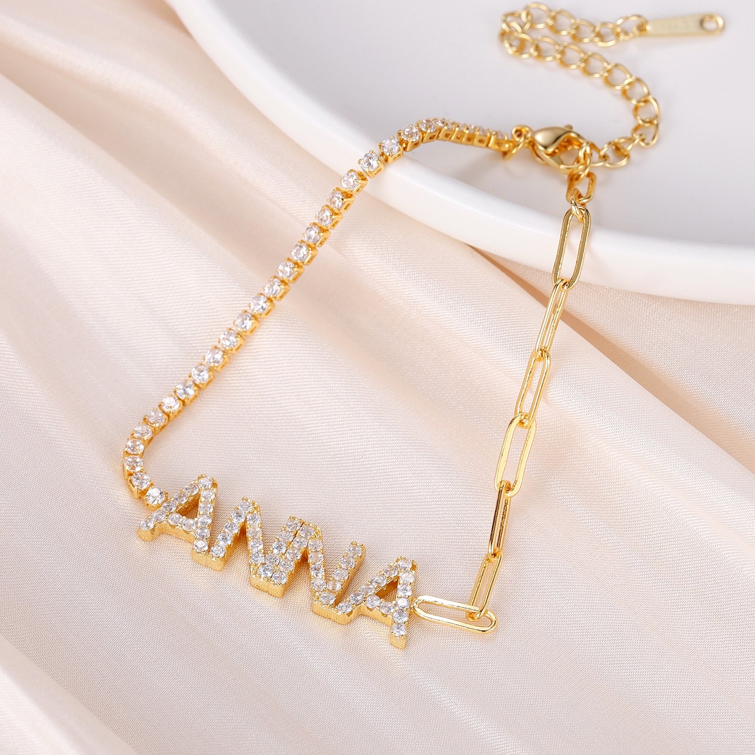 Personalized Iced Bracelet