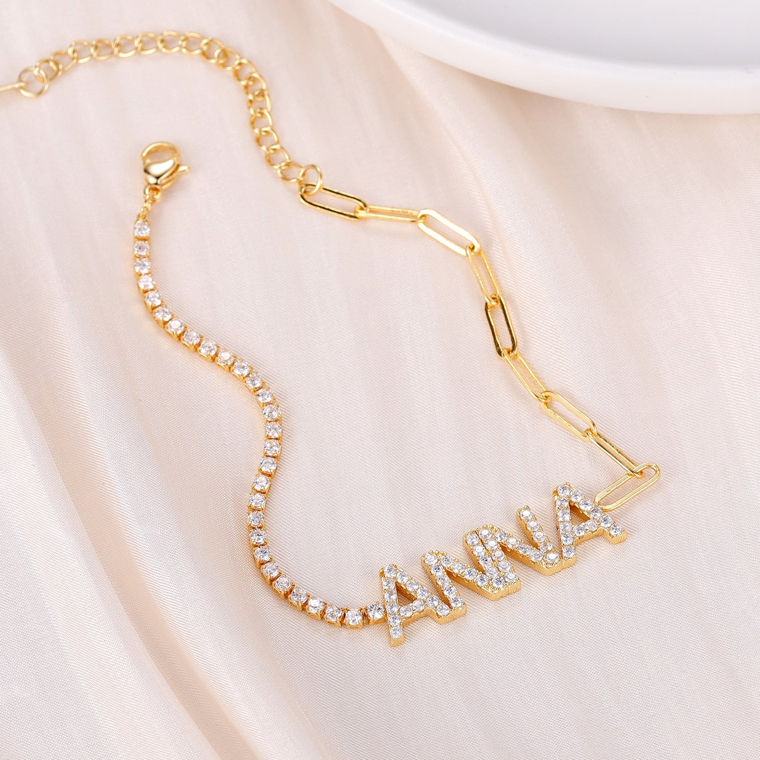 Personalized Iced Bracelet