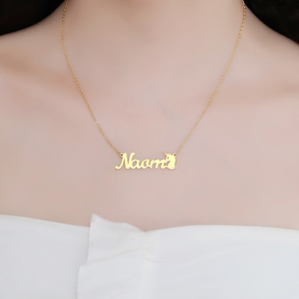 Personalized Unicorn Necklace - Limitless Jewellery