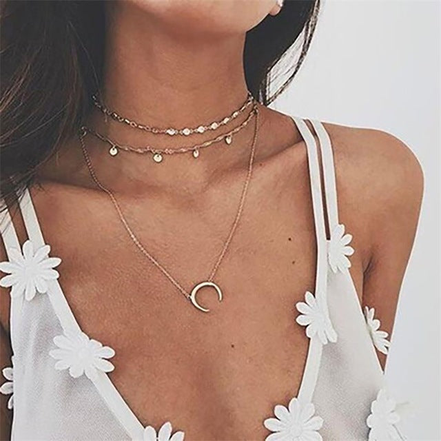 Carved Coin Necklace - Limitless Jewellery