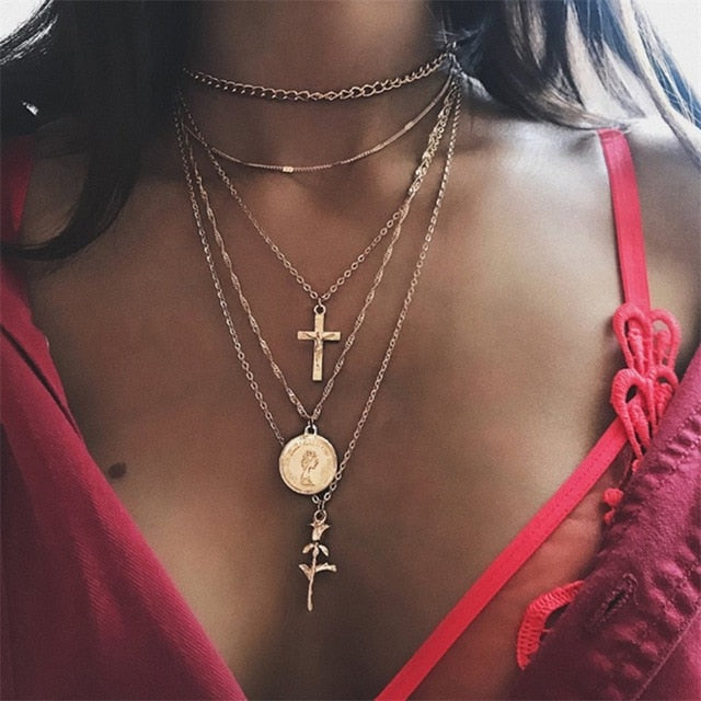 Carved Coin Necklace - Limitless Jewellery