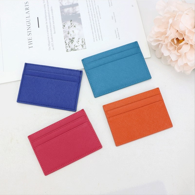 Personalized Leather Card Holder
