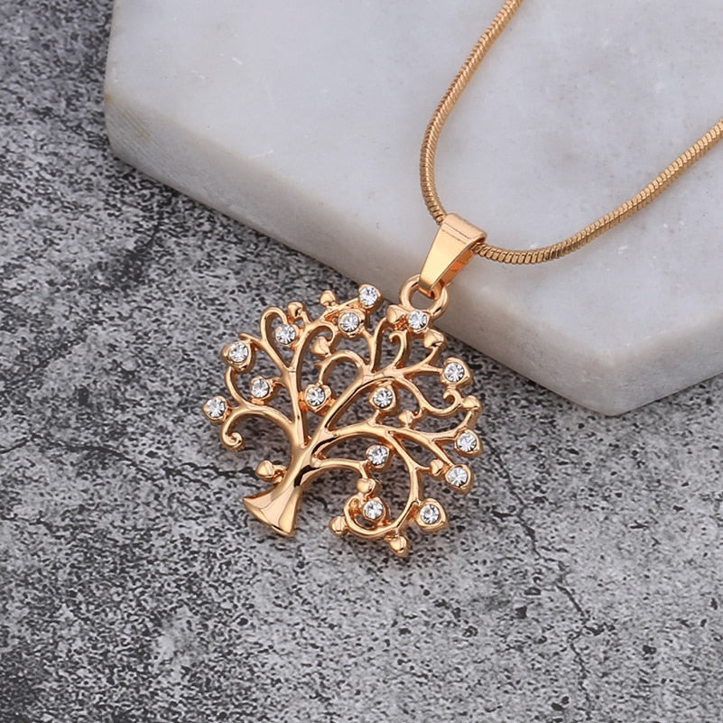 Tree Of Life Pendant Choker Necklace - Limitless Jewellery