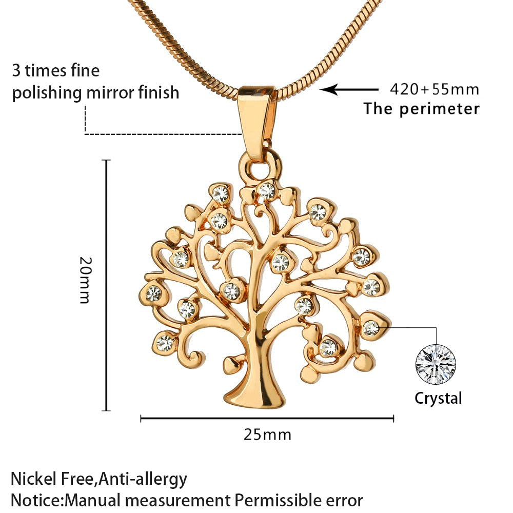 Tree Of Life Pendant Choker Necklace - Limitless Jewellery