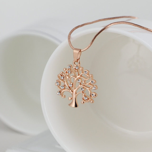 Tree Of Life Pendant Choker Necklace - Limitless Jewellery
