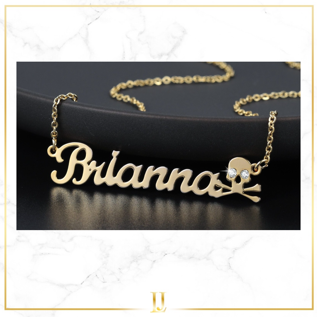 Personalized Iced Skull Necklace - Limitless Jewellery