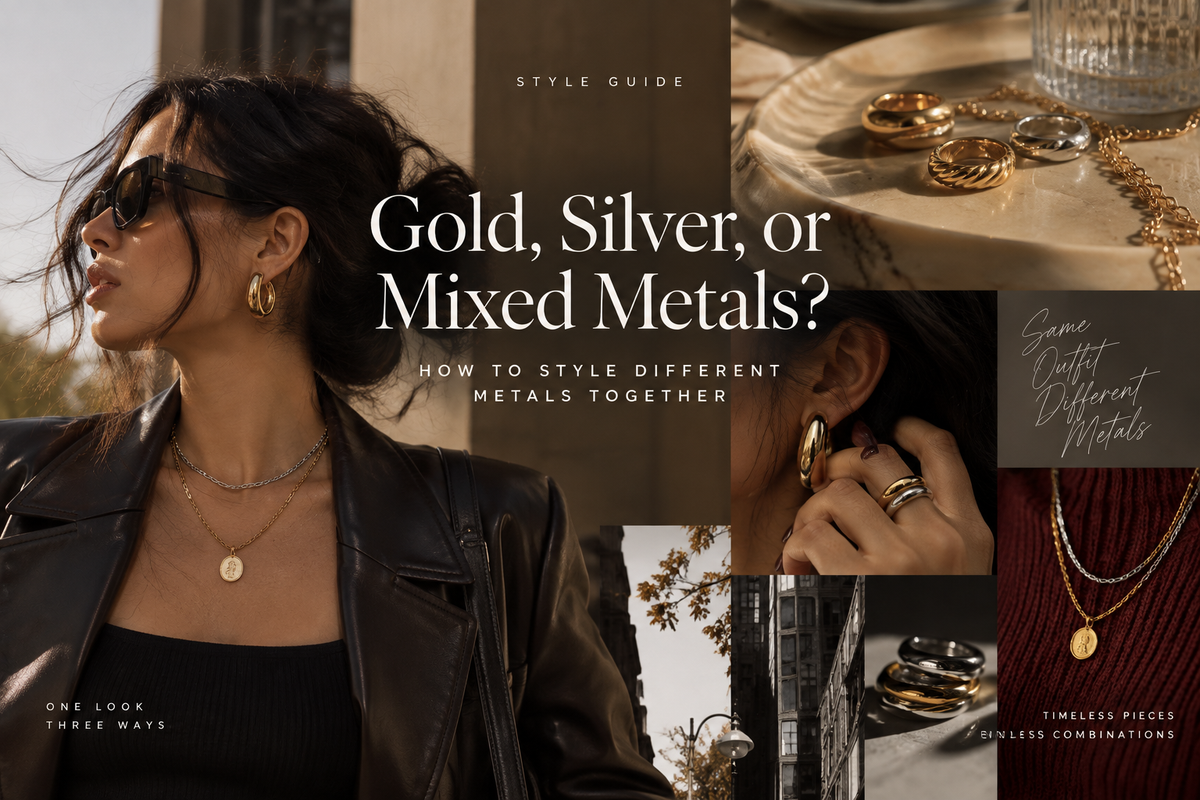 Gold, Silver, or Mixed Metals? How to Style Jewelry Together