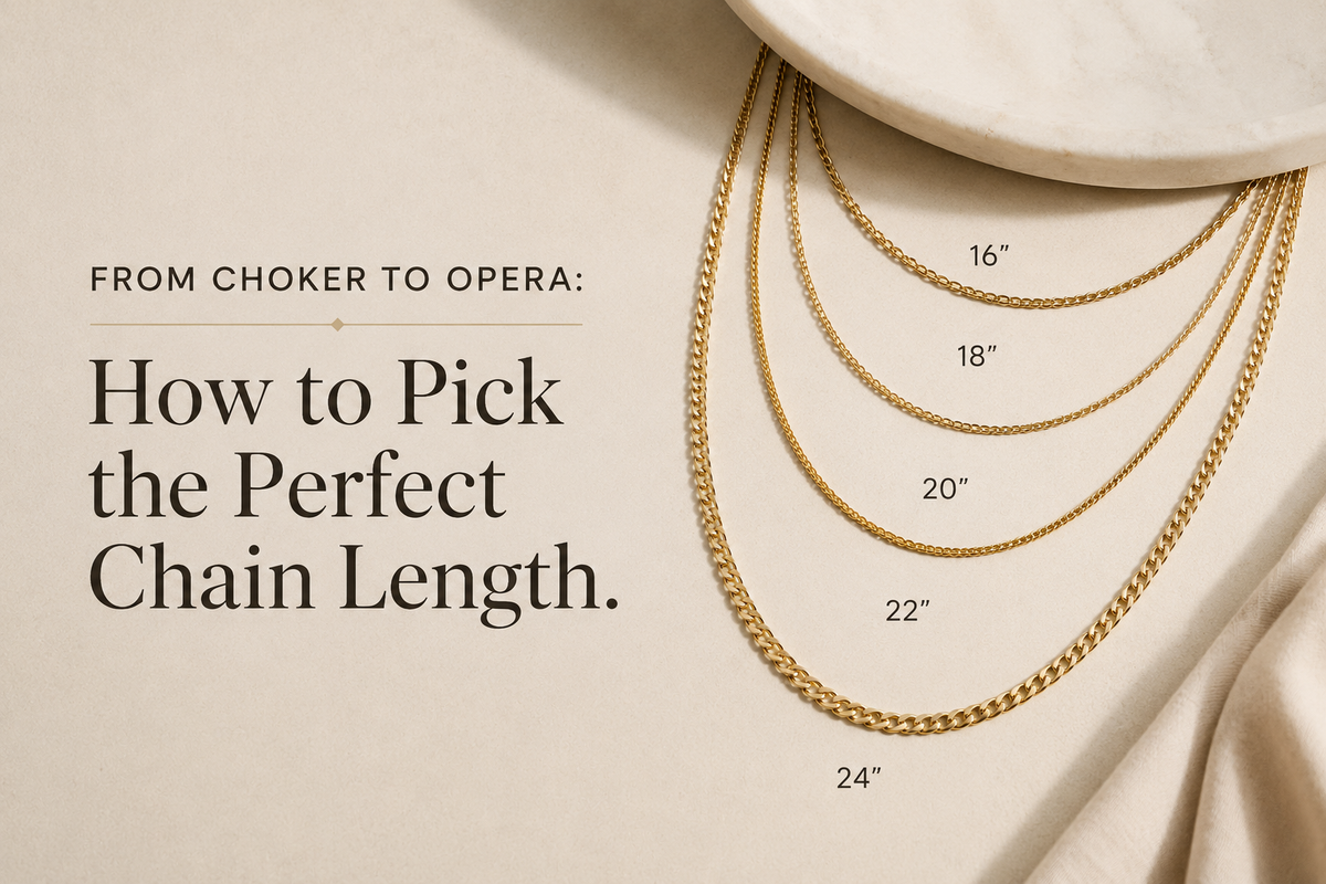 How to Choose the Right Chain Length: A Necklace Sizing Guide