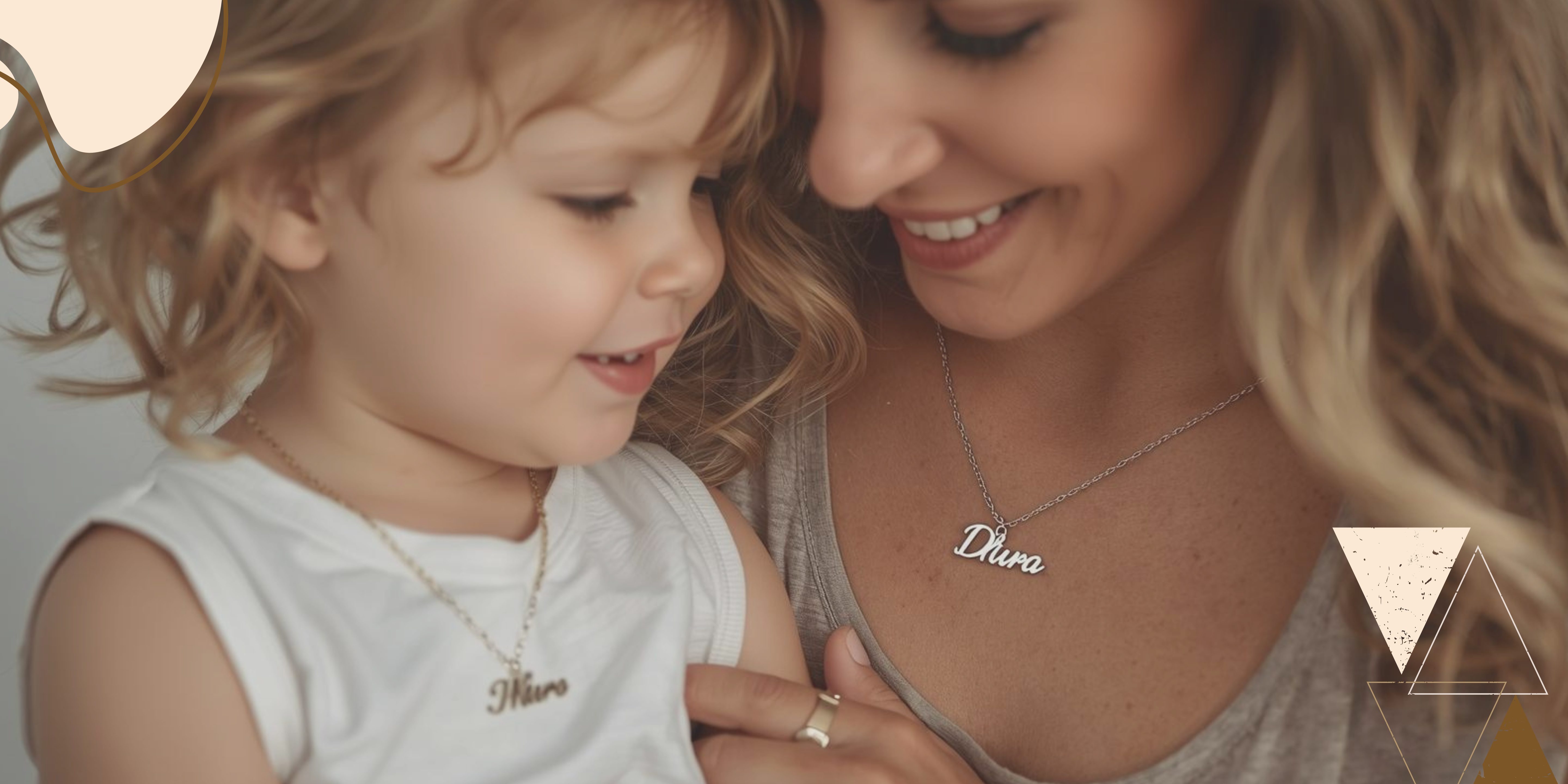 Close-up of delicate personalized pendant from Limitless Jewellery, designed for moms and kids to match in style.