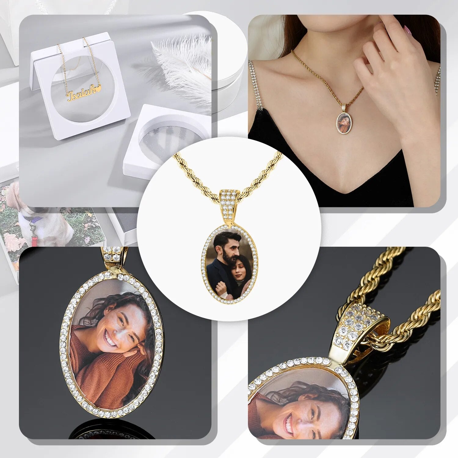 Personalized Photo Memory Picture Necklace