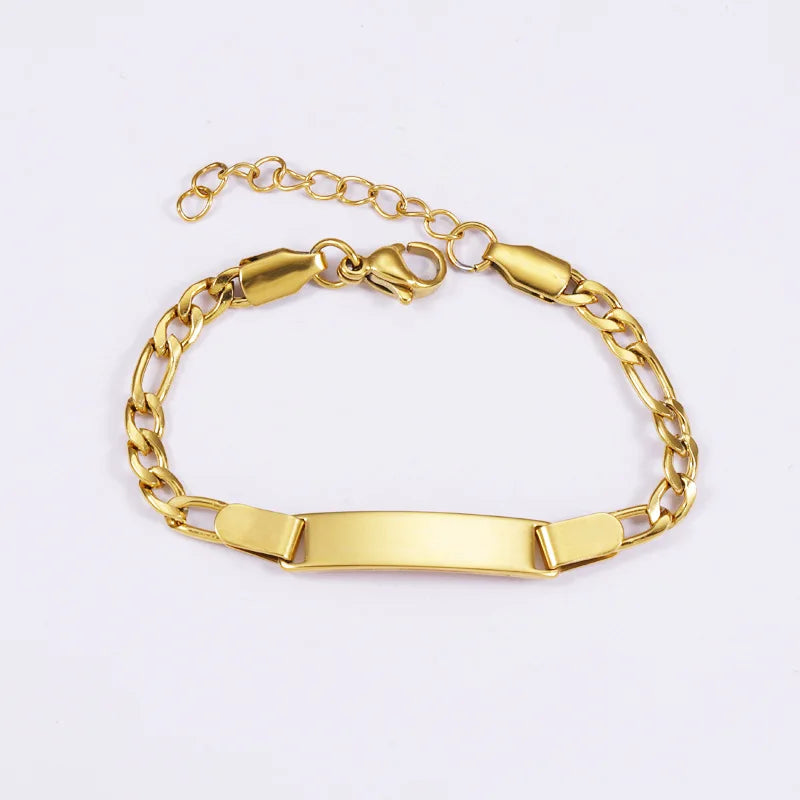 Personalized Gold Baby Bracelet