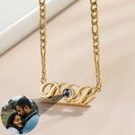 Personalized Heart Photo Necklace