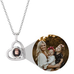 Heart Projection Photo Necklace